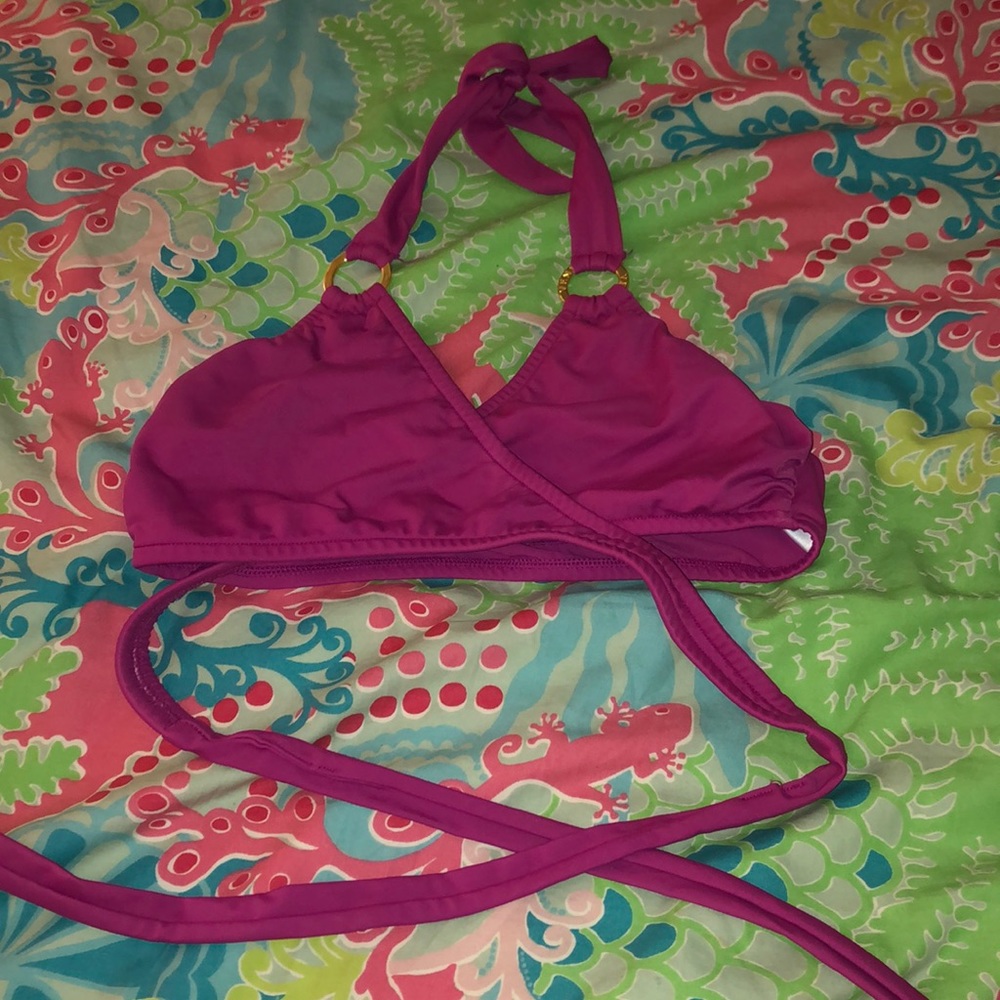 Fuscia bikini top